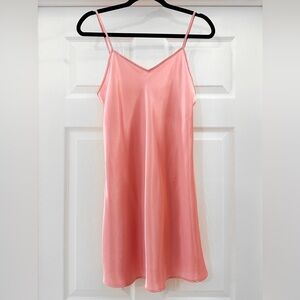 Victoria’s Secret Vintage Satin Slip Dress Pink sz Medium